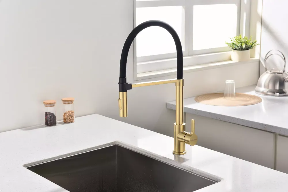 Детальное фото товара: Paulmark HALT, смеситель, светлое золото