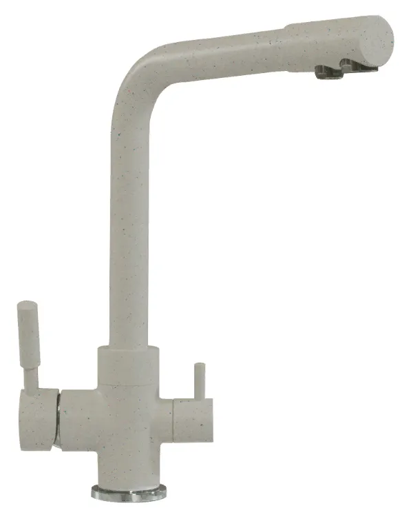 Фото товара: Polygran Высокий Дуо, смеситель, серый 14