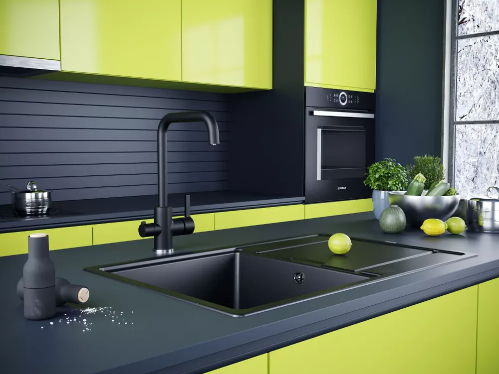 Детальное фото товара: Paulmark LOGAS, смеситель, антрацит