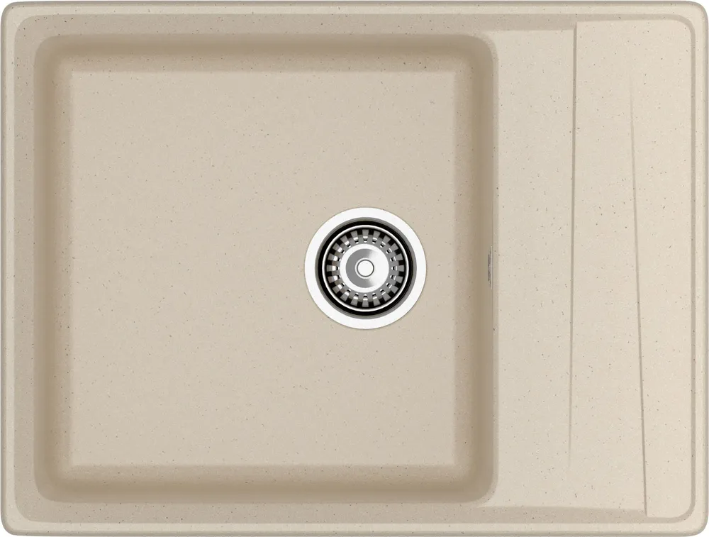 Фото товара: GranFest LEVEL GF-LV-660L, мойка, мрамор, кашемир