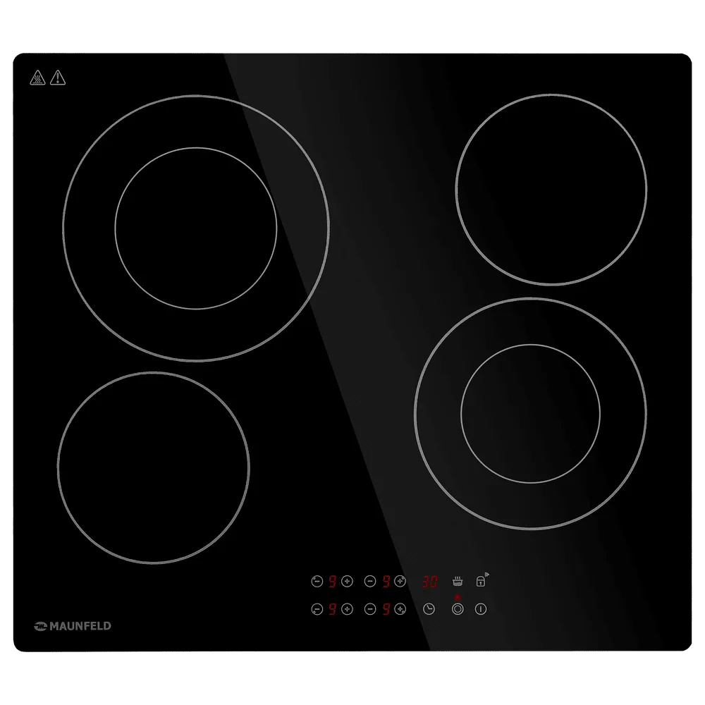 Фото товара: Maunfeld CVCE594DBK LUX стеклокерамическая поверхность