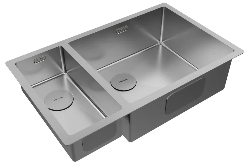 Детальное фото товара: Paulmark NEXT 69/2S UNI, мойка, нержавеющая сталь брашированная