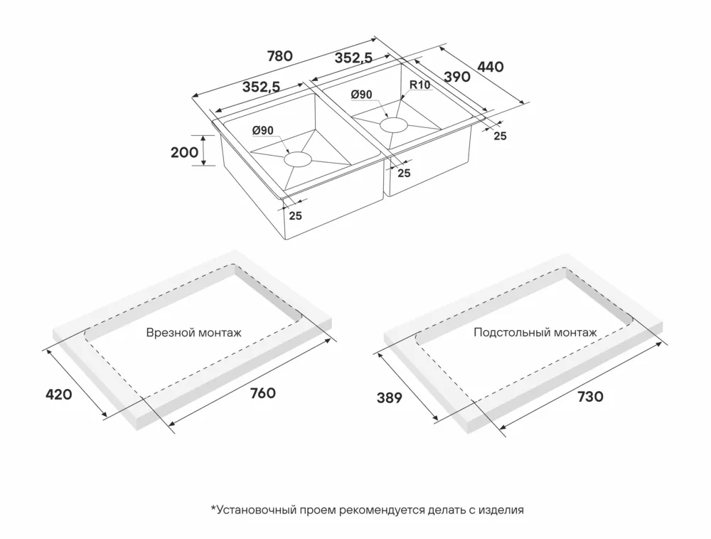 Схема встраивания