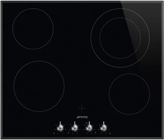 Фото товара: Smeg SE364ETBM стеклокерамическая поверхность