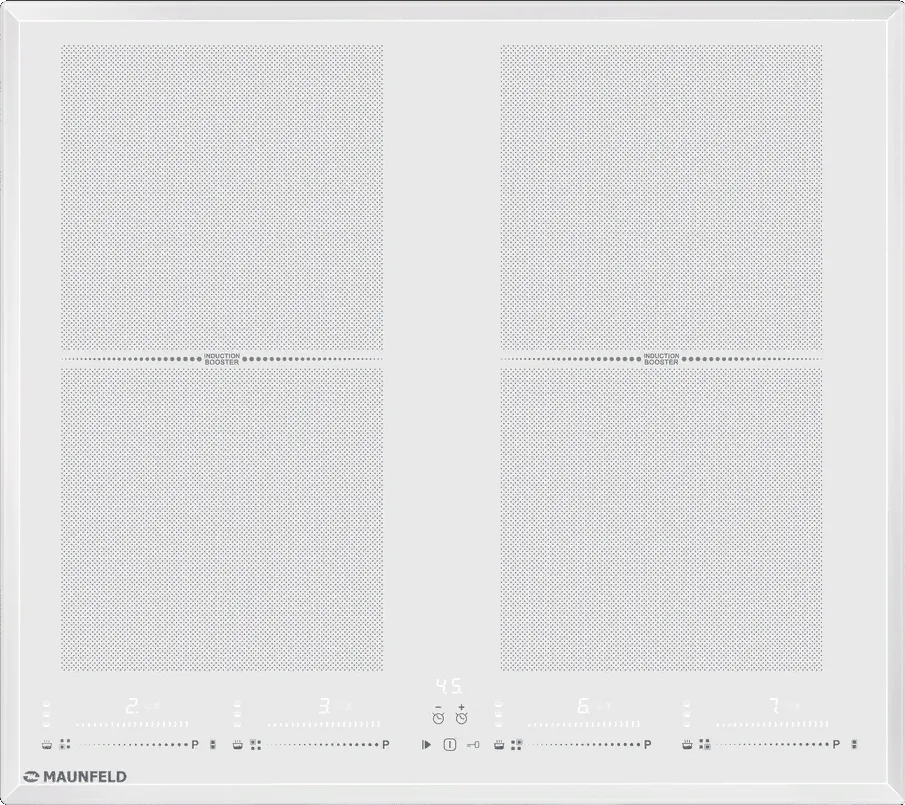 Фото товара: Maunfeld CVI594SF2WH LUX индукционная поверхность