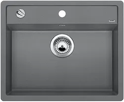 Детальное фото товара: Blanco Dalago 6-F, мойка, гранит, алюметаллик с клапаном-автоматом