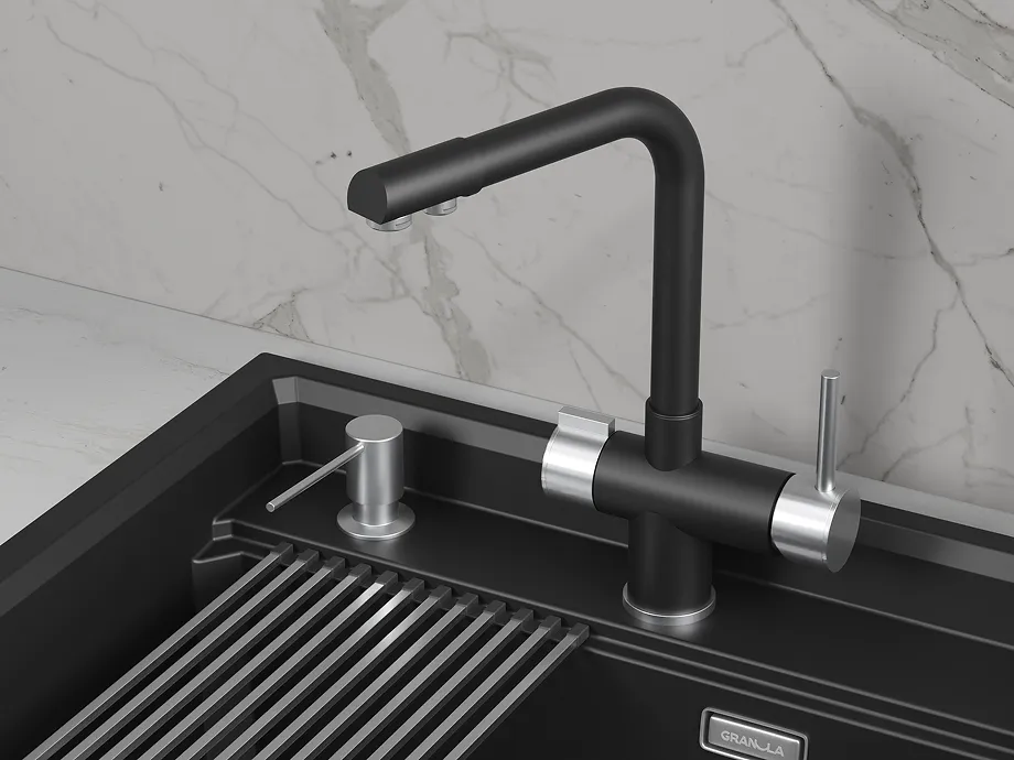 Детальное фото товара: GRANULA 5008 смеситель, гранит, турмалин