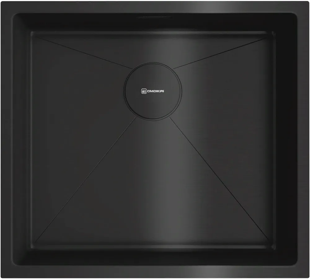 Детальное фото товара: Omoikiri Taki 49-U/IF-GB, мойка, нержавеющая сталь/графит