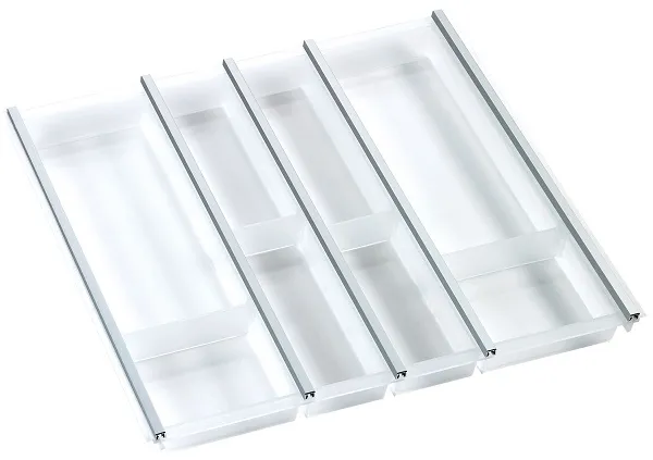 Детальное фото товара: Ninka Cuisio Aqua 600, Tandem Box Blum, DWD XP, Nova Pro Grass, лоток для столовых приборов, белый