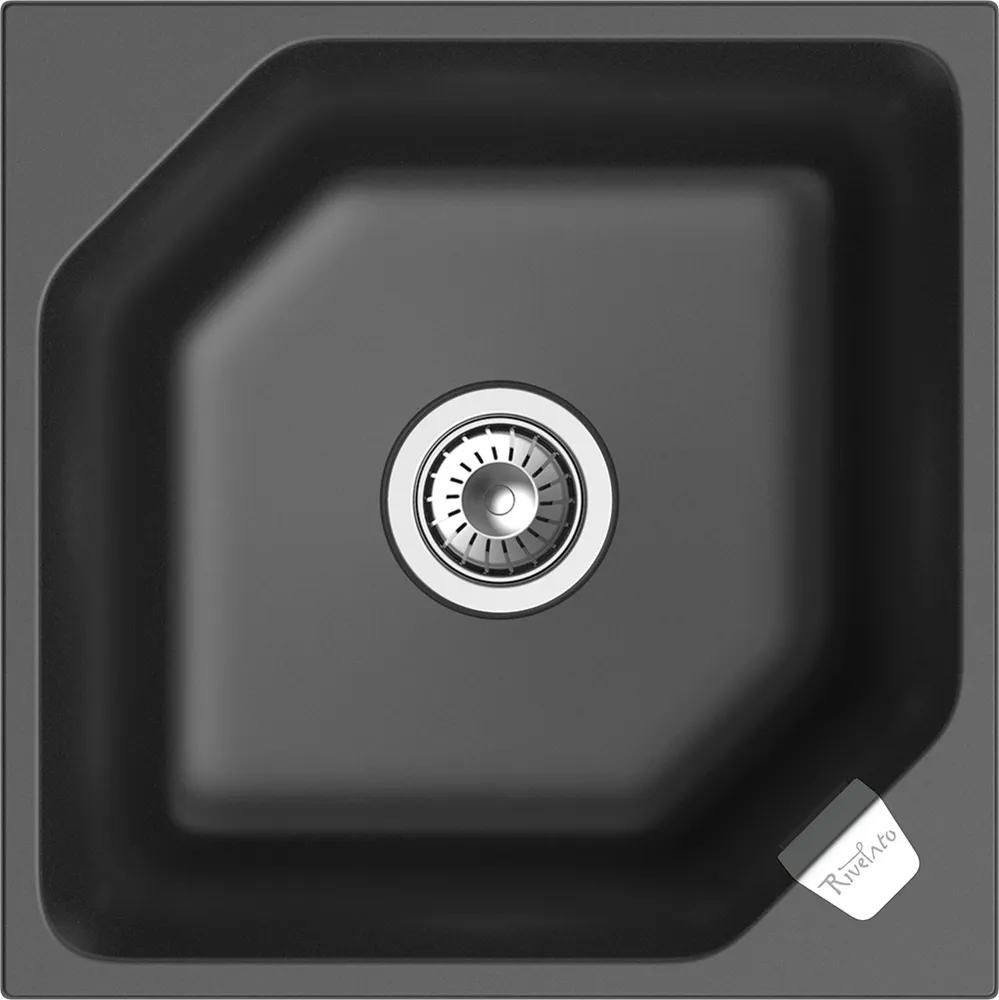 Фото товара: Rivelato LOCUS LS-50 antracite, мойка, гранит, антрацит