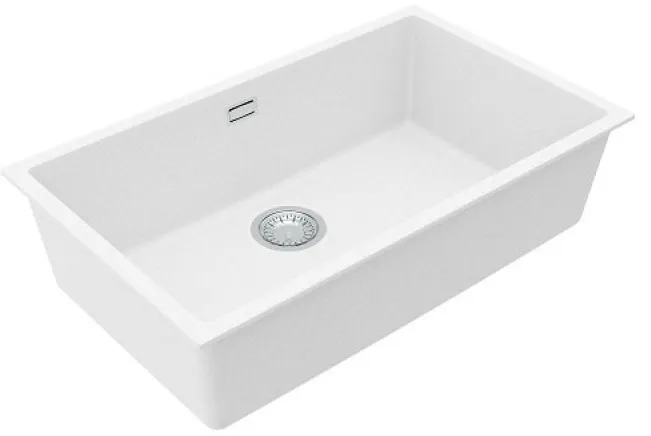 Детальное фото товара: ALVEUS OMNI 40 GRANITAL ARCTIC-G11, мойка, гранит, белый (в комплекте с сифоном 1145083)