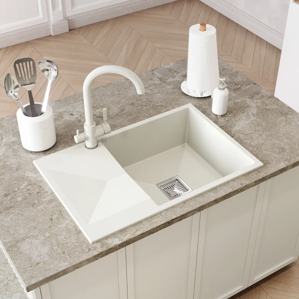 Детальное фото товара: Tolero BLADE 760, мойка, гранит, туман