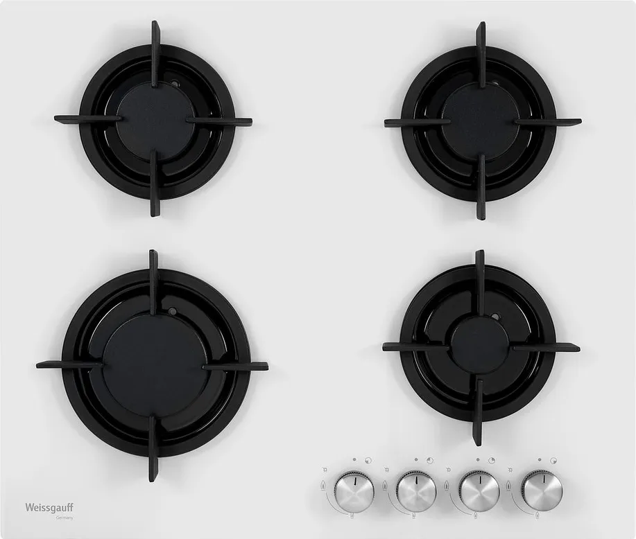 Фото товара: Weissgauff HG 604 WG газовая поверхность