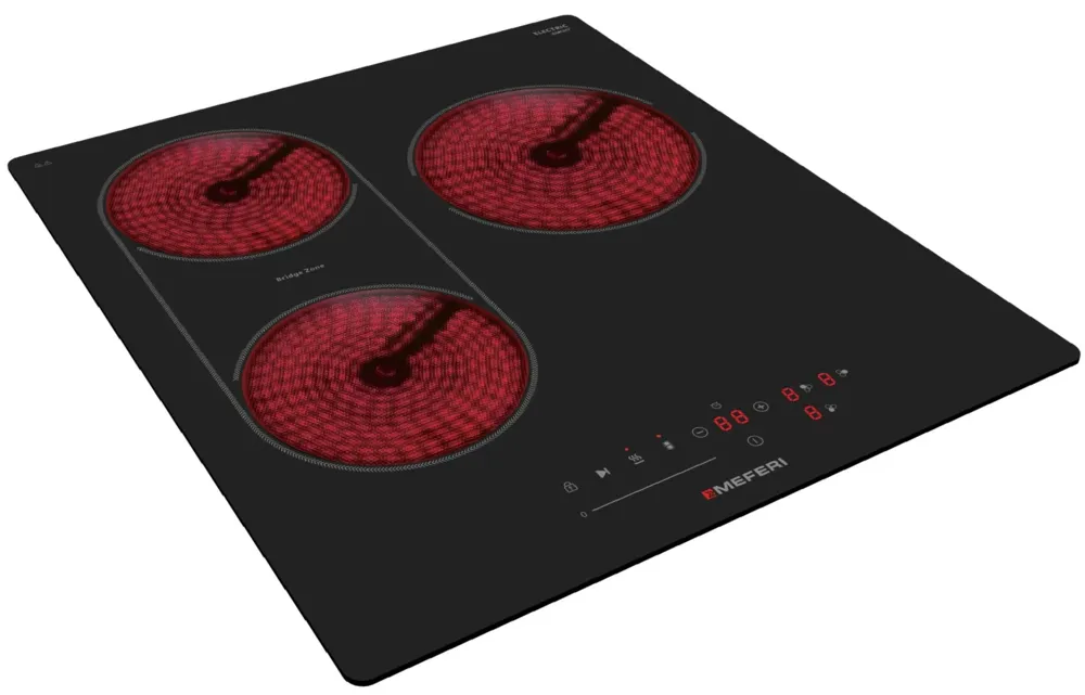 Детальное фото товара: MEFERI MEH453BK COMFORT стеклокерамическая поверхность
