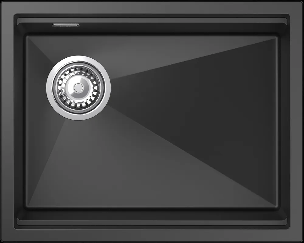 Детальное фото товара: Rivelato LINO LN-554-L antracite, мойка, гранит, антрацит