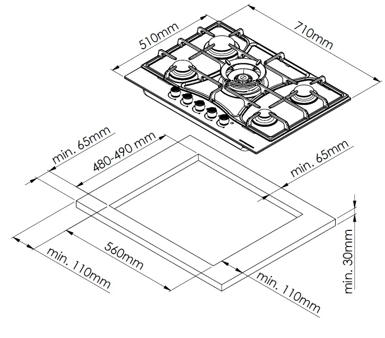 Схема встраивания