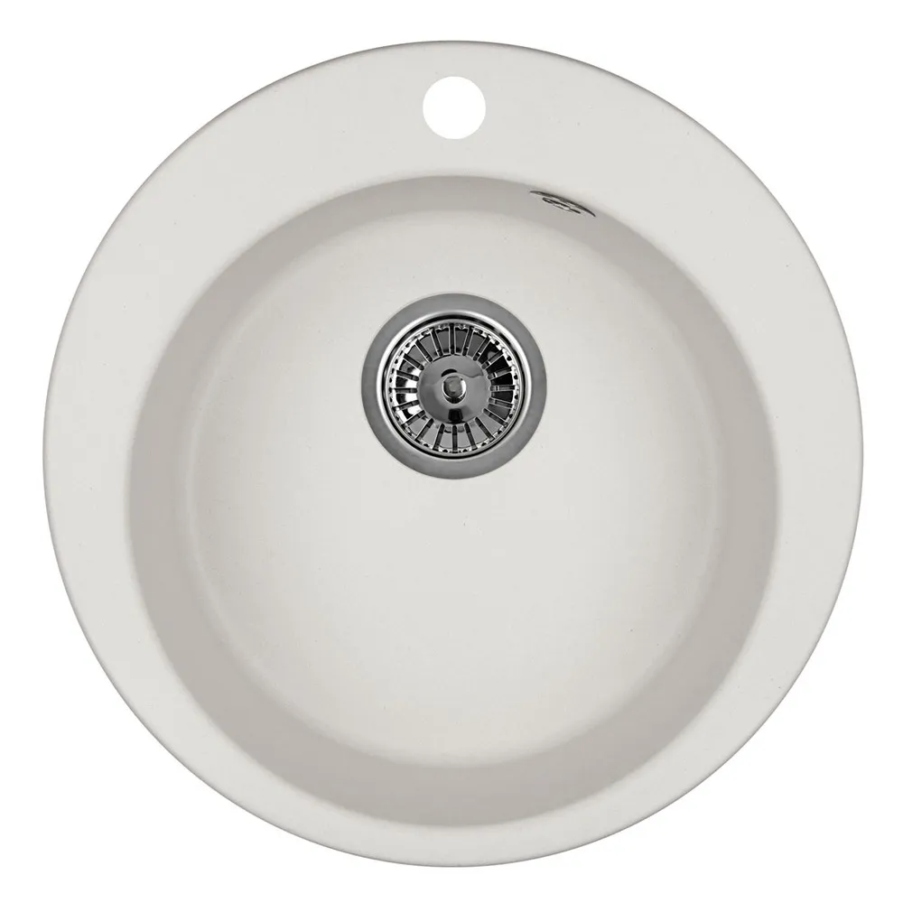 Фото товара: GRANULA 4801 мойка, гранит, арктик (белый)