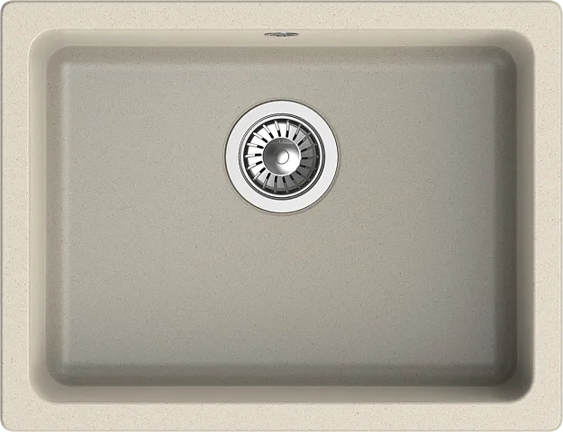 Фото товара: Rivelato BERKANA BK-50 beige scuro, мойка, гранит, темно-бежевый