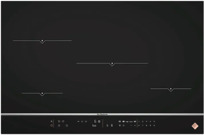 Фото товара: De Dietrich DPI7870X индукционная поверхность