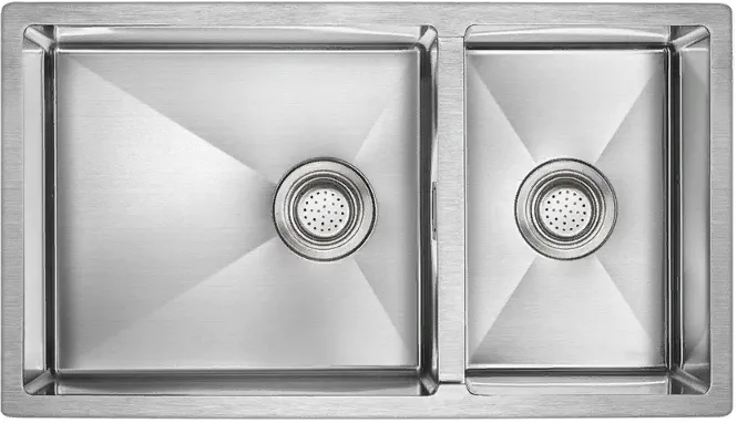 Фото товара: Paulmark ALLER 78/2S UNI, мойка, нержавеющая сталь брашированная