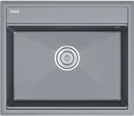 Детальное фото товара: Paulmark STEPIA 60, мойка, гранит, серый металлик