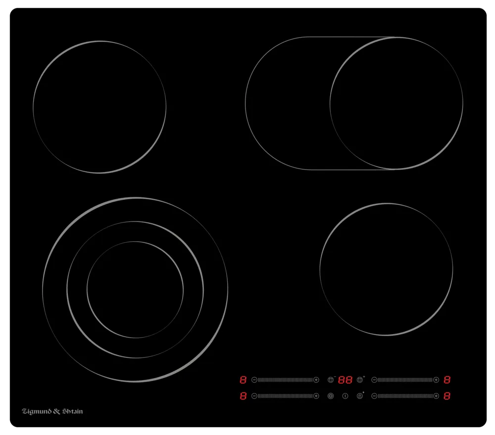 Фото товара: Zigmund & Shtain CN 44.6 B стеклокерамическая поверхность