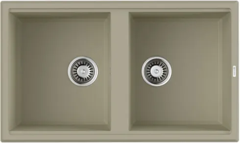 Детальное фото товара: Omoikiri Tedori 86-2-BE, мойка, гранит, ваниль