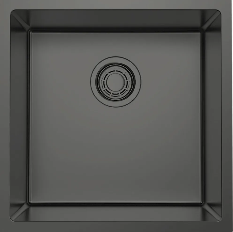 Детальное фото товара: Omoikiri Tadzava 44-U/I-Ultra-GM, мойка, вороненая сталь