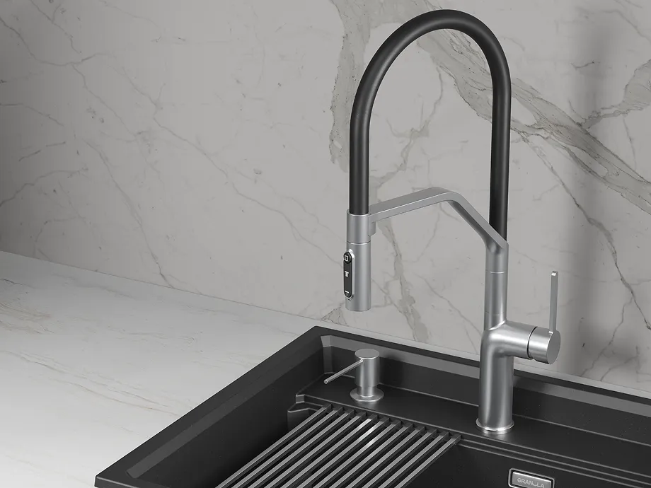 Детальное фото товара: GRANULA 9012 смеситель, нержавеющая сталь