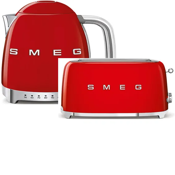 Фото товара: Smeg KLF04RDEU + TSF02RDEU