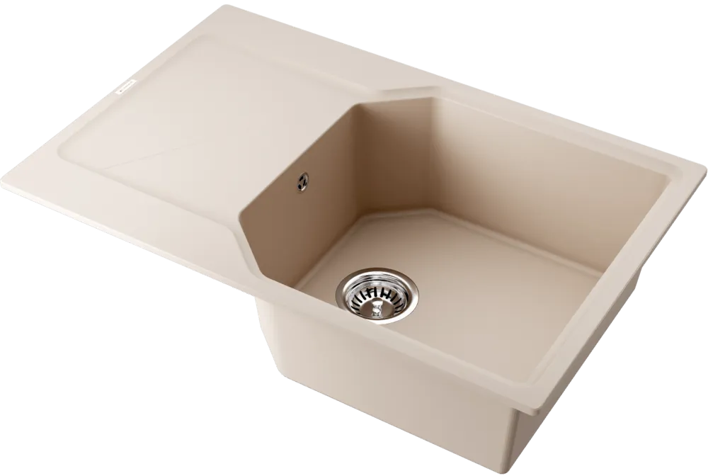 Детальное фото товара: Omoikiri Yonaka 78-LB-SA, мойка, гранит, бежевый
