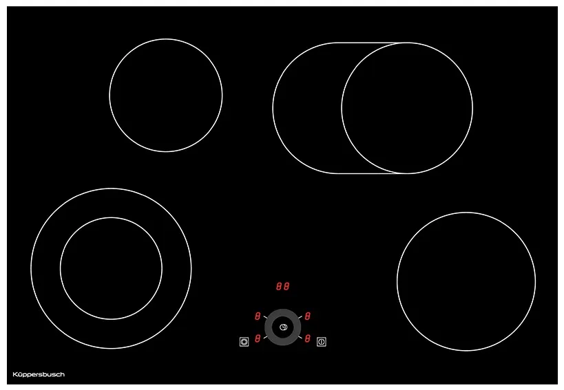 Фото товара: Kuppersbusch KE 8330.0 SR стеклокерамическая поверхность