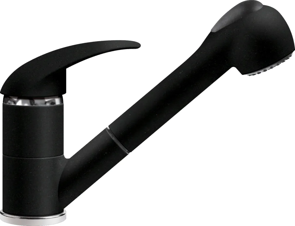 Детальное фото товара: ITALMIX WEB WE 0800 LAVA, смеситель, гранит, черный металлик GR20