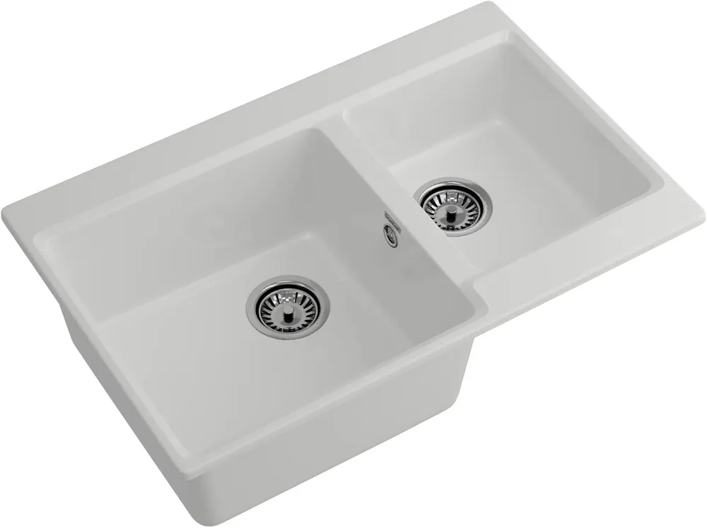 Детальное фото товара: GranFest LEVEL GF-LV-780K, мойка, мрамор, иней