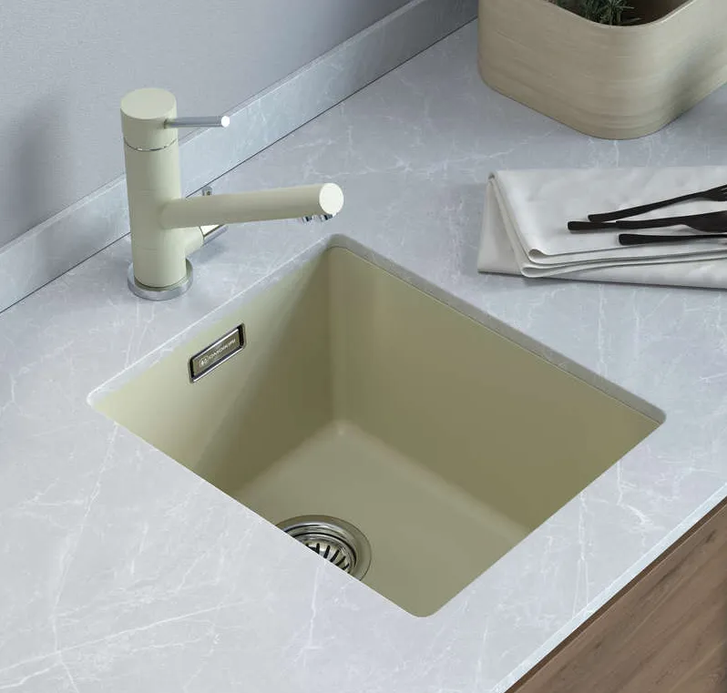 Детальное фото товара: Omoikiri Kata 34-U-BL, мойка, гранит, черный