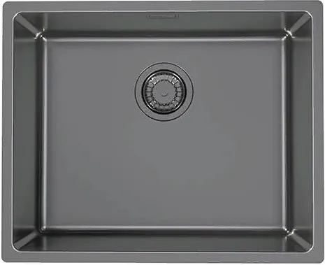 Детальное фото товара: ALVEUS KOMBINO 50 MONARCH ANTRACITE SAT-90, мойка,нерж.сталь, антрацит (в компл. с выпуском без сиф)