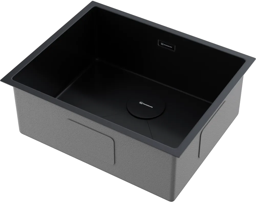 Детальное фото товара: Omoikiri Taki 54-U/IF-GB, мойка, нержавеющая сталь/графит