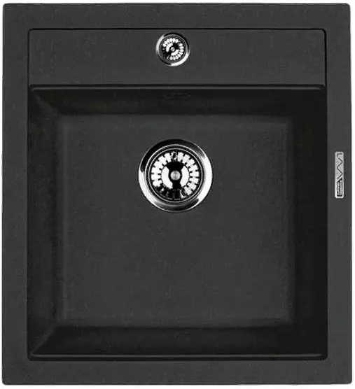 Фото товара: LAVA Q.1 BASALT, мойка, гранит, черный