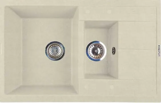 Фото товара: LAVA D.4 CREMA, мойка, гранит, кремовый