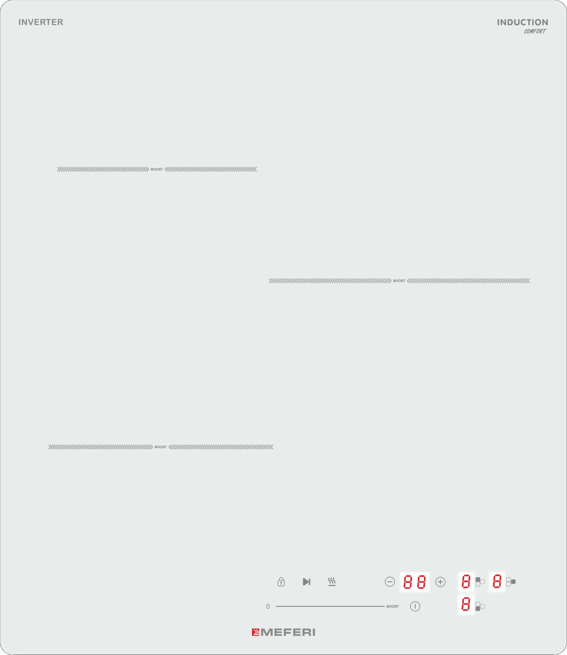 Фото товара: MEFERI MIH453WH COMFORT индукционная поверхность