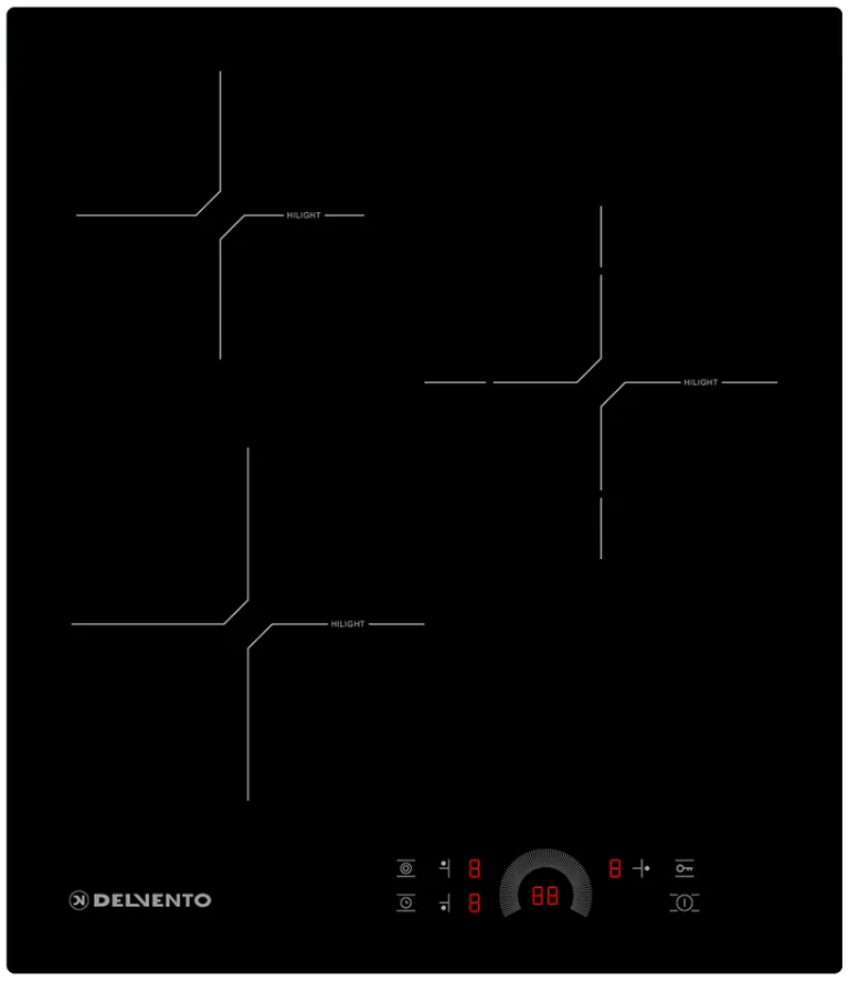 Фото товара: Delvento V45D29S110 стеклокерамическая поверхность