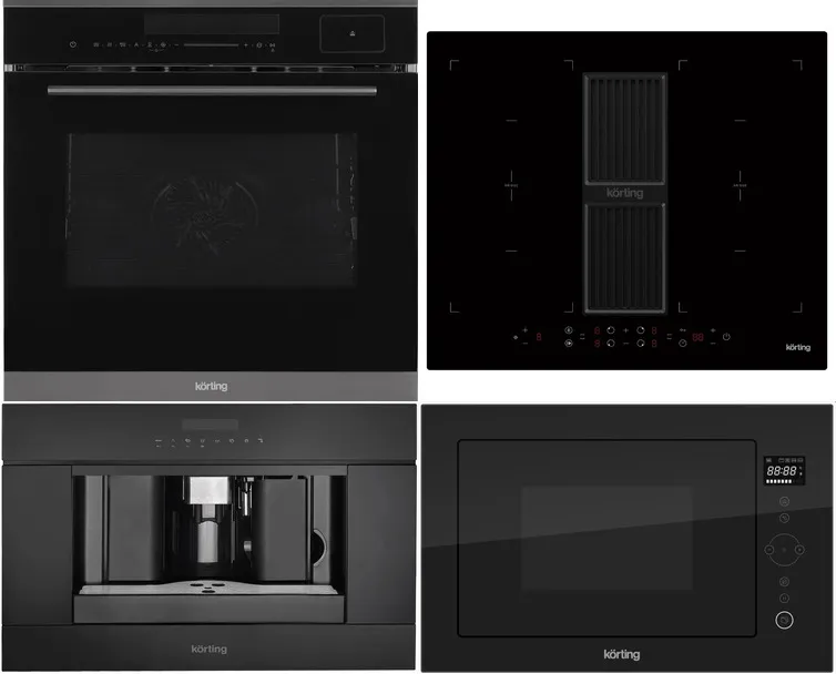 Фото товара: KORTING HIBH 68980 NB + OKB 1350 S GNBX STEAM + KMI 825 TGN + KCM 9200 BG
