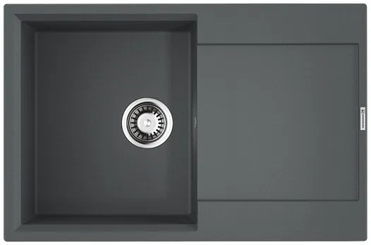 Фото товара: Omoikiri Daisen 78T-GR, мойка, гранит, leningrad grey