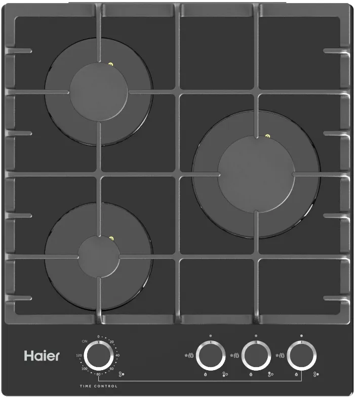 Фото товара: Haier HHX-G53CNMB газовая поверхность