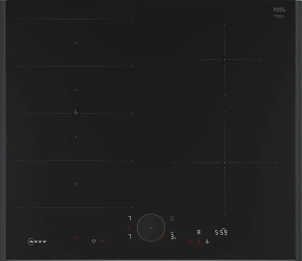 Фото товара: NEFF T66AUE4C0 индукционная поверхность