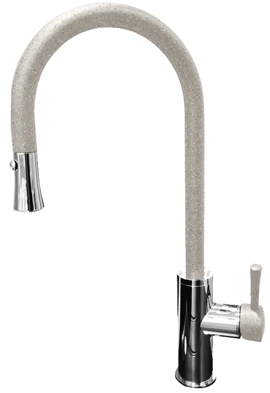 Фото товара: GranFest 7652, смеситель, мрамор, серый