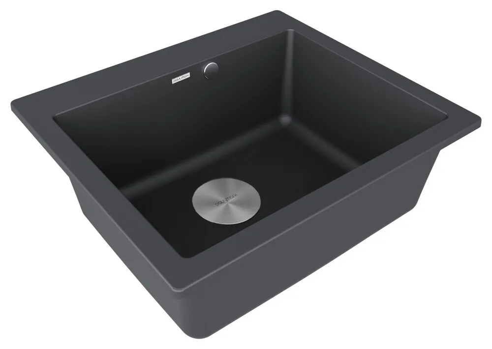Детальное фото товара: Paulmark KANTE 60, мойка, гранит, антрацит