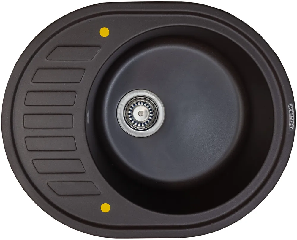 Фото товара: Ecoshtein KREIS OV 620, мойка, гранит, мокко