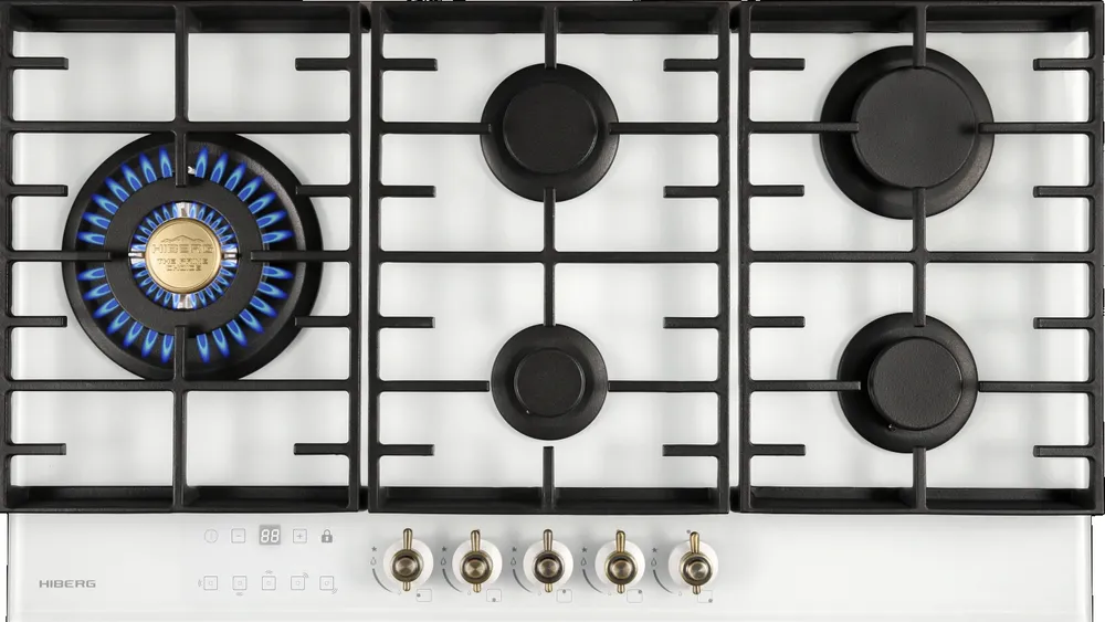 Детальное фото товара: HIBERG VM 9155 W газовая поверхность