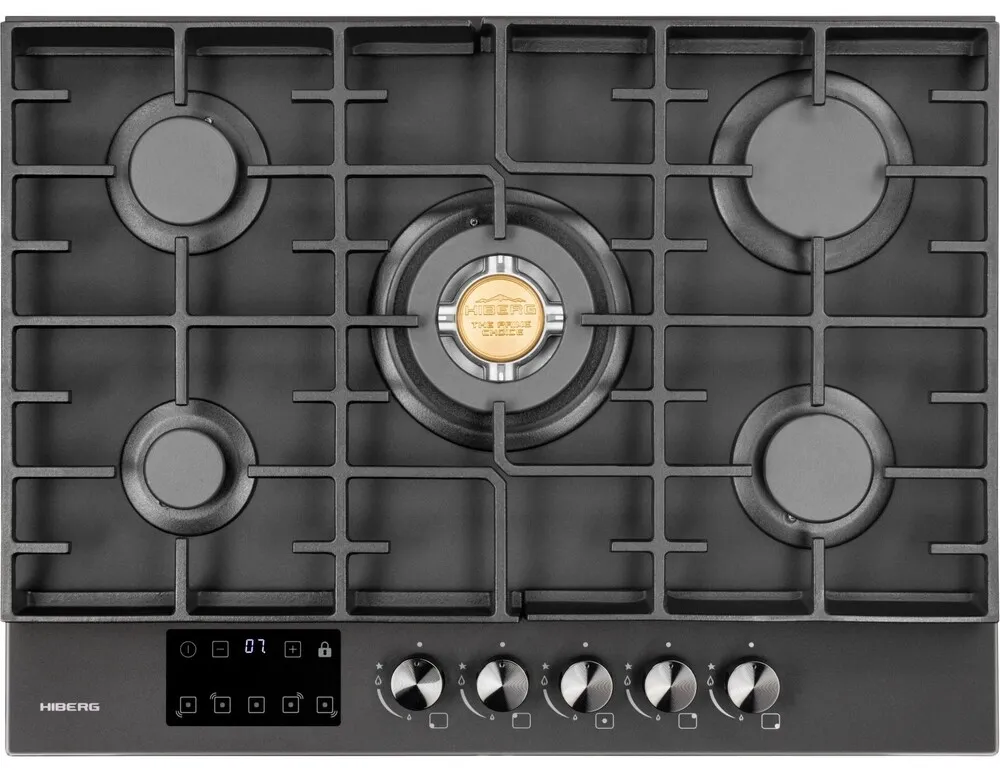 Фото товара: HIBERG VM 7255 B газовая поверхность